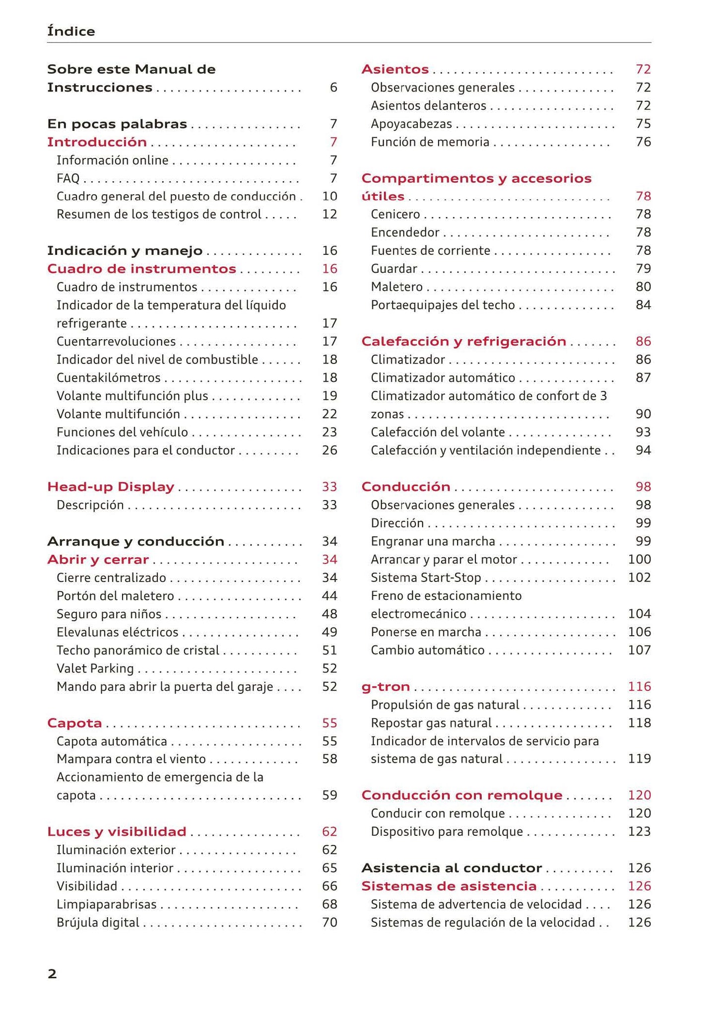 2017-2020 Audi A5 Manuel du propriétaire | Espagnol