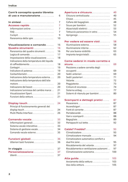 2018-2023 Audi Q3 Manuel du propriétaire | Italien