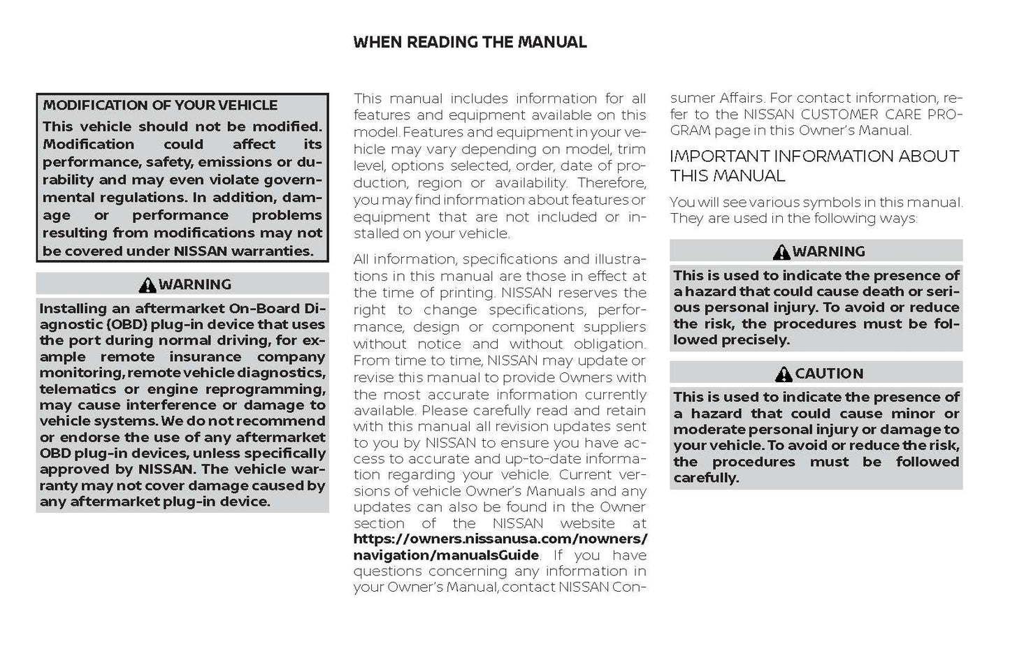 2019 Nissan Sentra Gebruikershandleiding | Engels