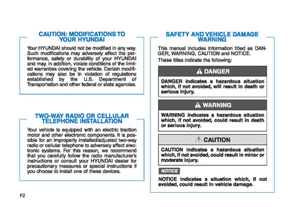 2019 Hyundai Nexo Owner's Manual | English
