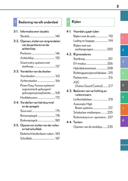 2015-2018 Lexus RC Manuel du propriétaire | Néerlandais