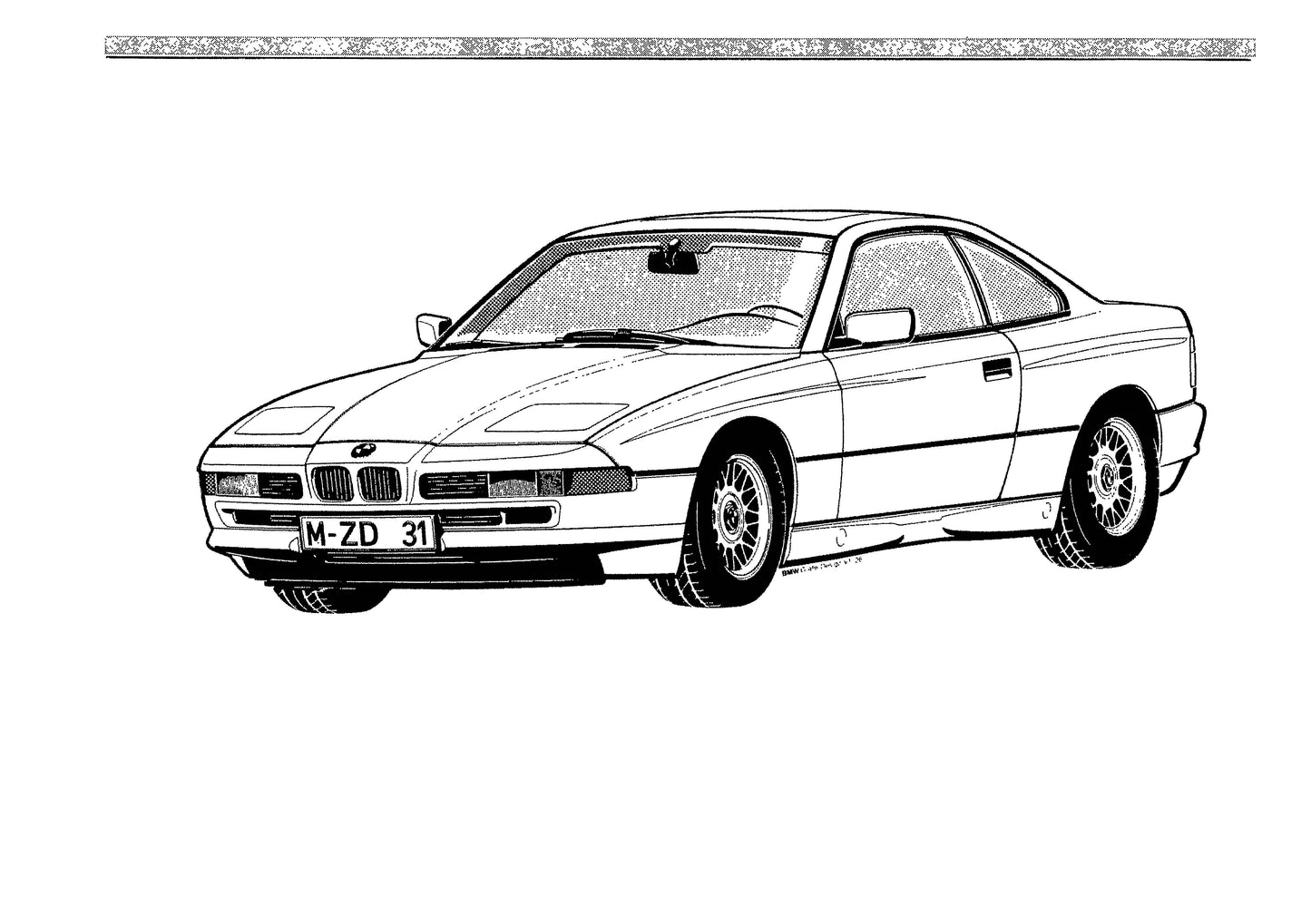 1991 BMW 8 Serie Manuel du propriétaire | Anglais