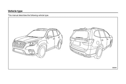 2022 Subaru Forester Manuel du propriétaire | Anglais
