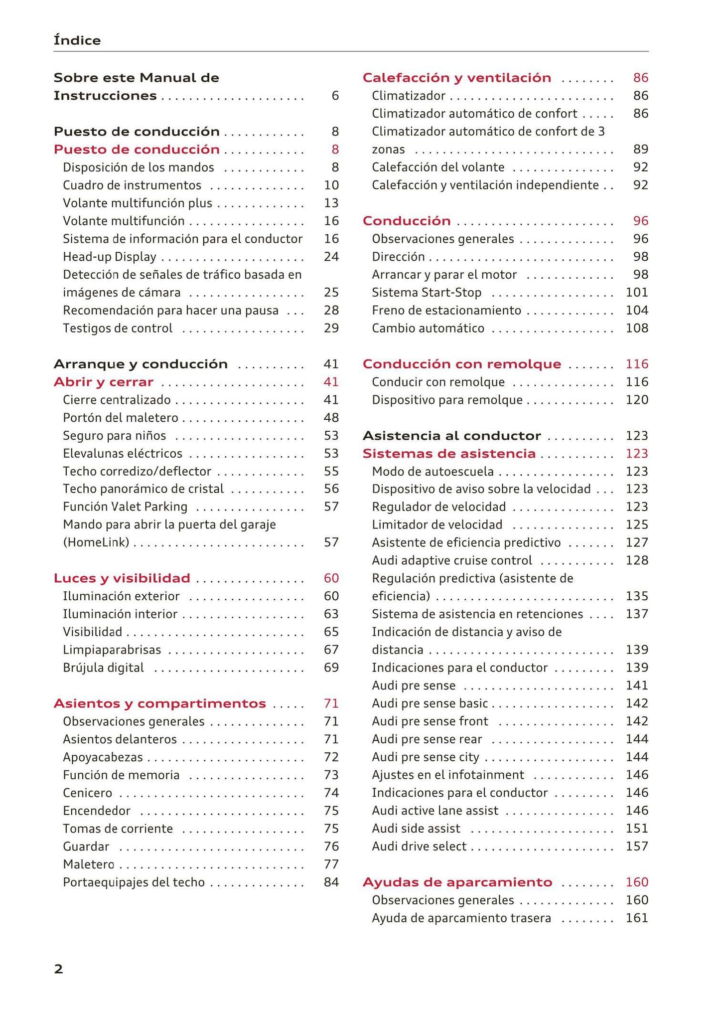 2015-2019 Audi A4 Gebruikershandleiding | Frans