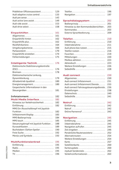 2017-2020 Audi A5 Gebruikershandleiding | Duits