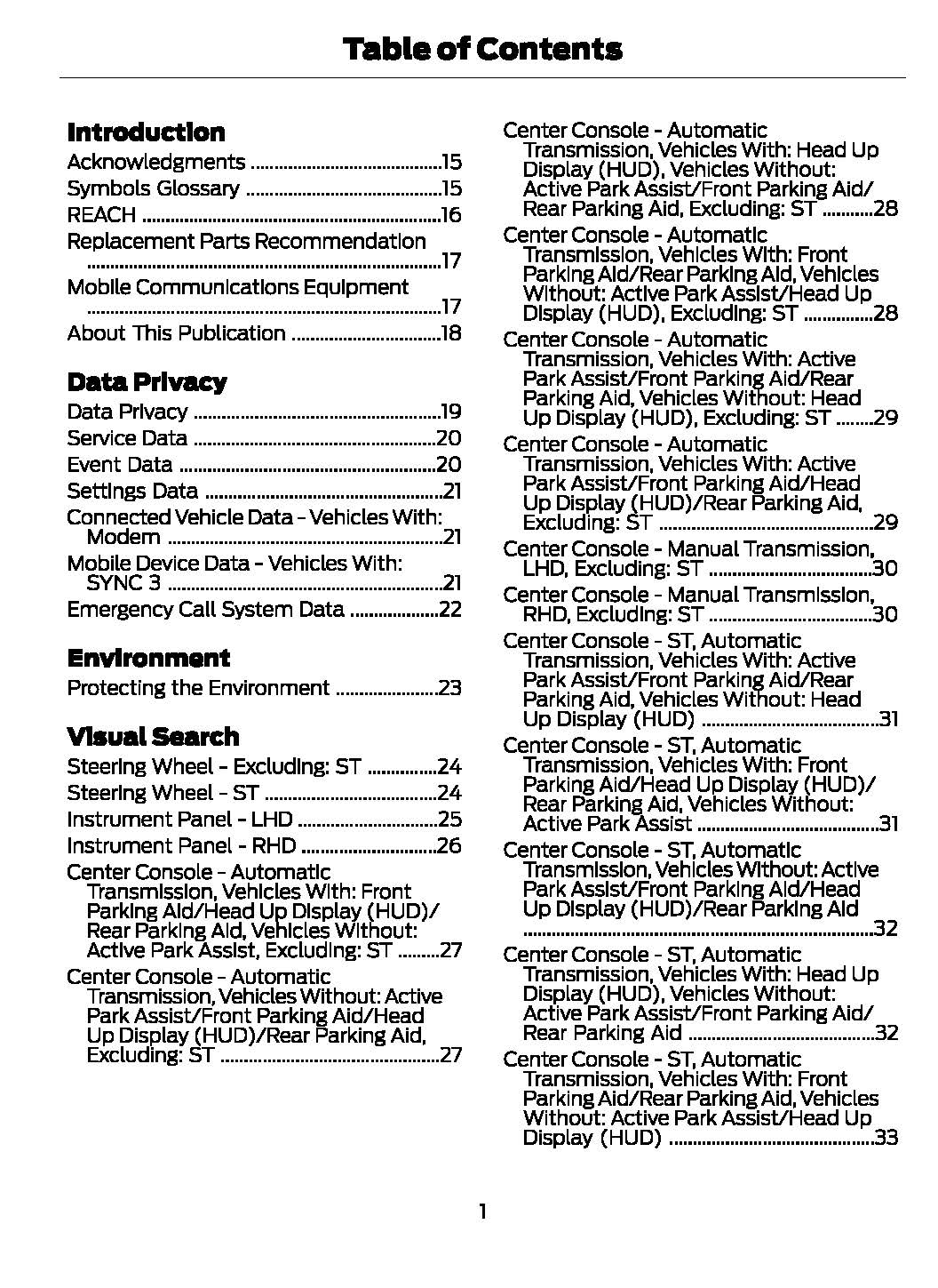 2021 Ford Focus Gebruikershandleiding | Engels