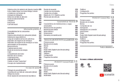 2019-2020 Peugeot 208/e-208 Owner's Manual | Spanish