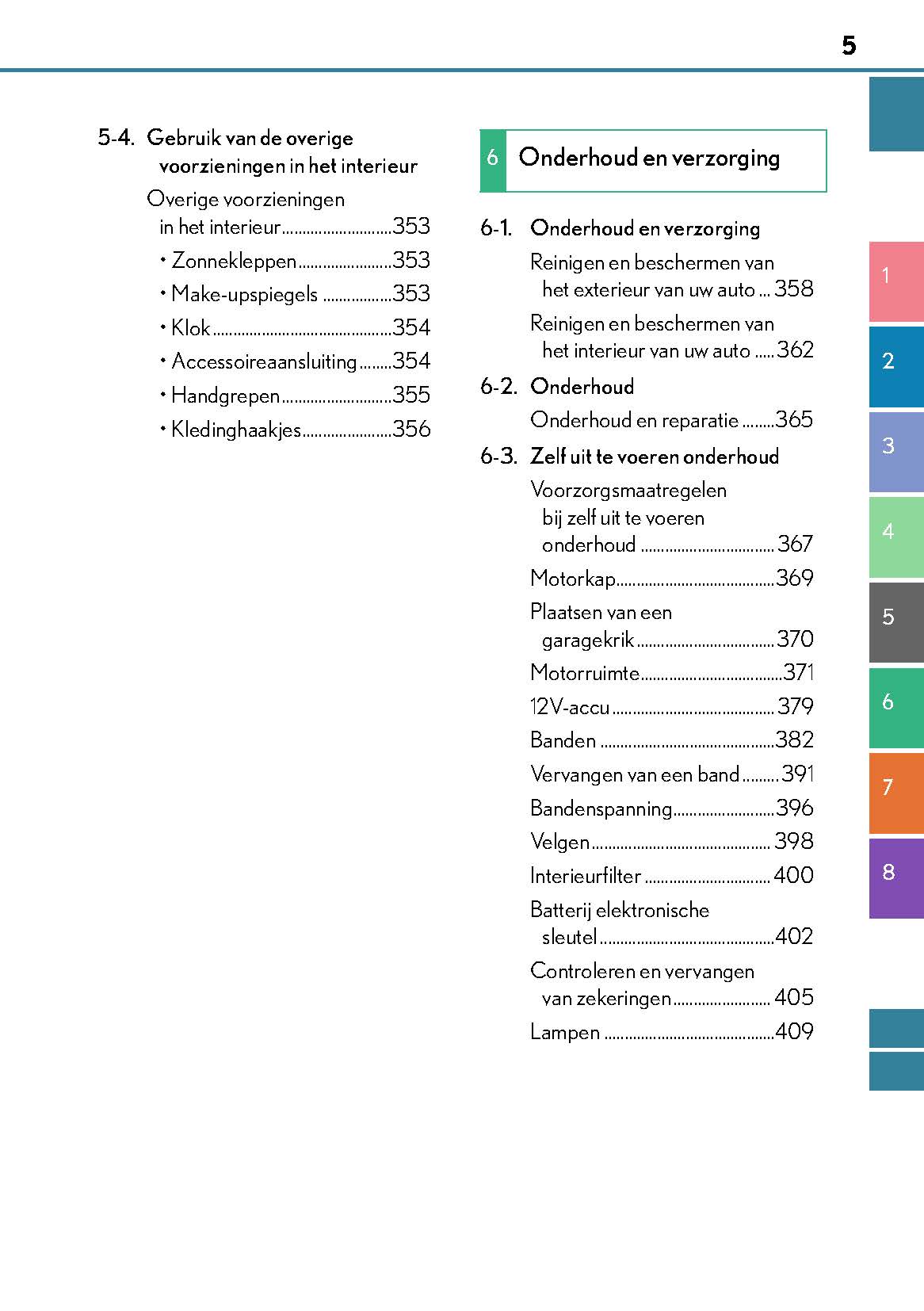 2015-2018 Lexus RC Manuel du propriétaire | Néerlandais