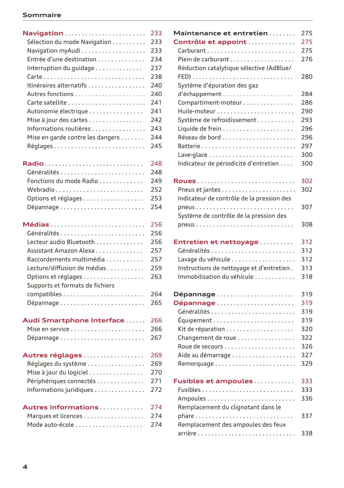 2018-2023 Audi Q3 Manuel du propriétaire | Français