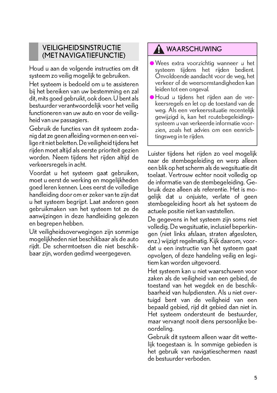 Lexus IS300h Navigatie Systeem Handleiding 2017 - 2019