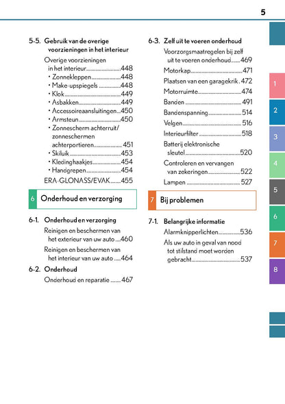 2017-2018 Lexus GS 350/GS 300/GS F Owner's Manual | Dutch