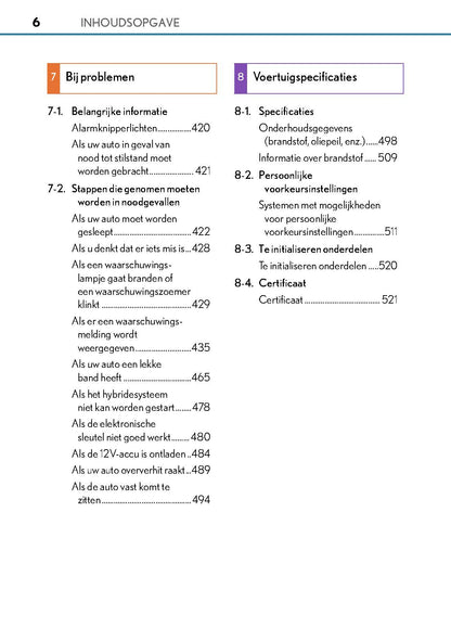 2015-2018 Lexus RC Manuel du propriétaire | Néerlandais
