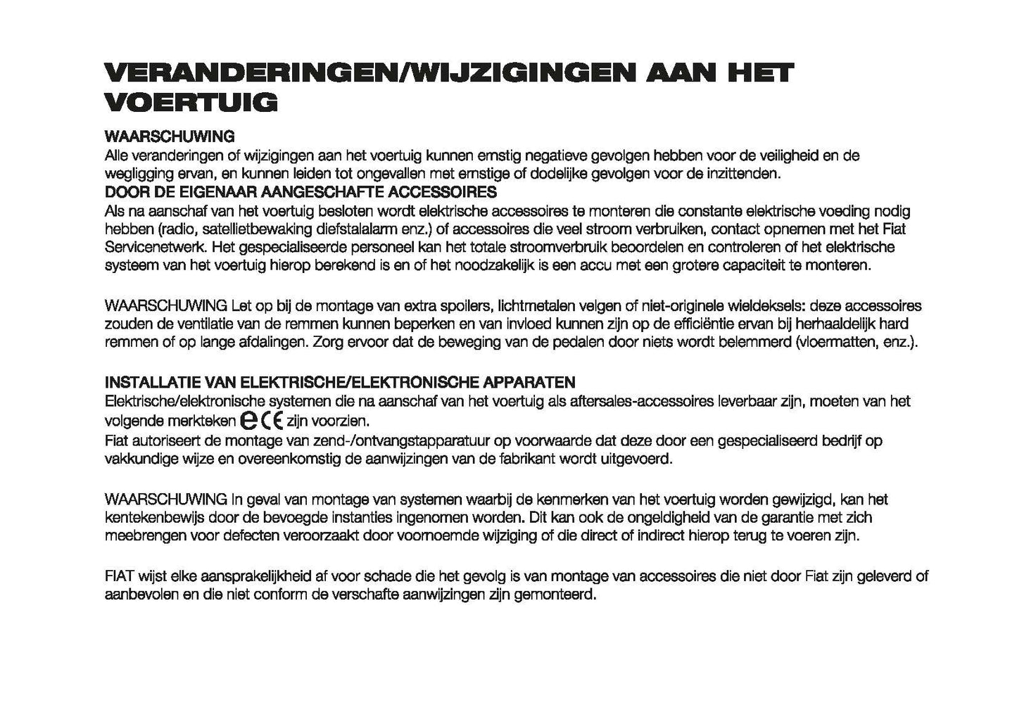 2015-2023 Fiat Doblo Manuel du propriétaire | Néerlandais