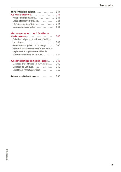 2018-2023 Audi Q3 Manuel du propriétaire | Français