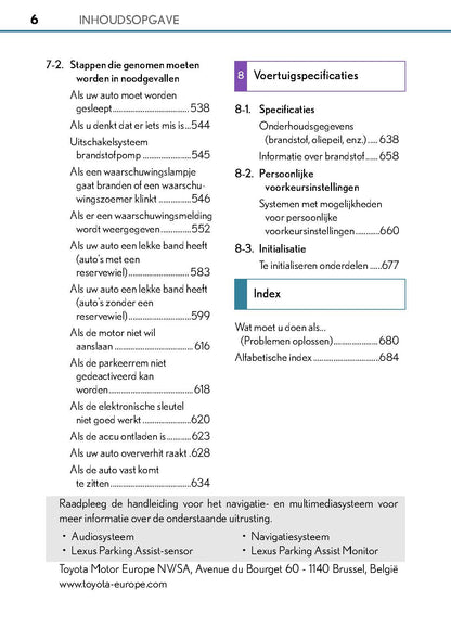 2017-2018 Lexus GS 350/GS 300/GS F Owner's Manual | Dutch