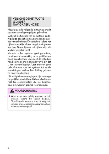 Lexus IS300h Navigatie Systeem Handleiding 2017 - 2019