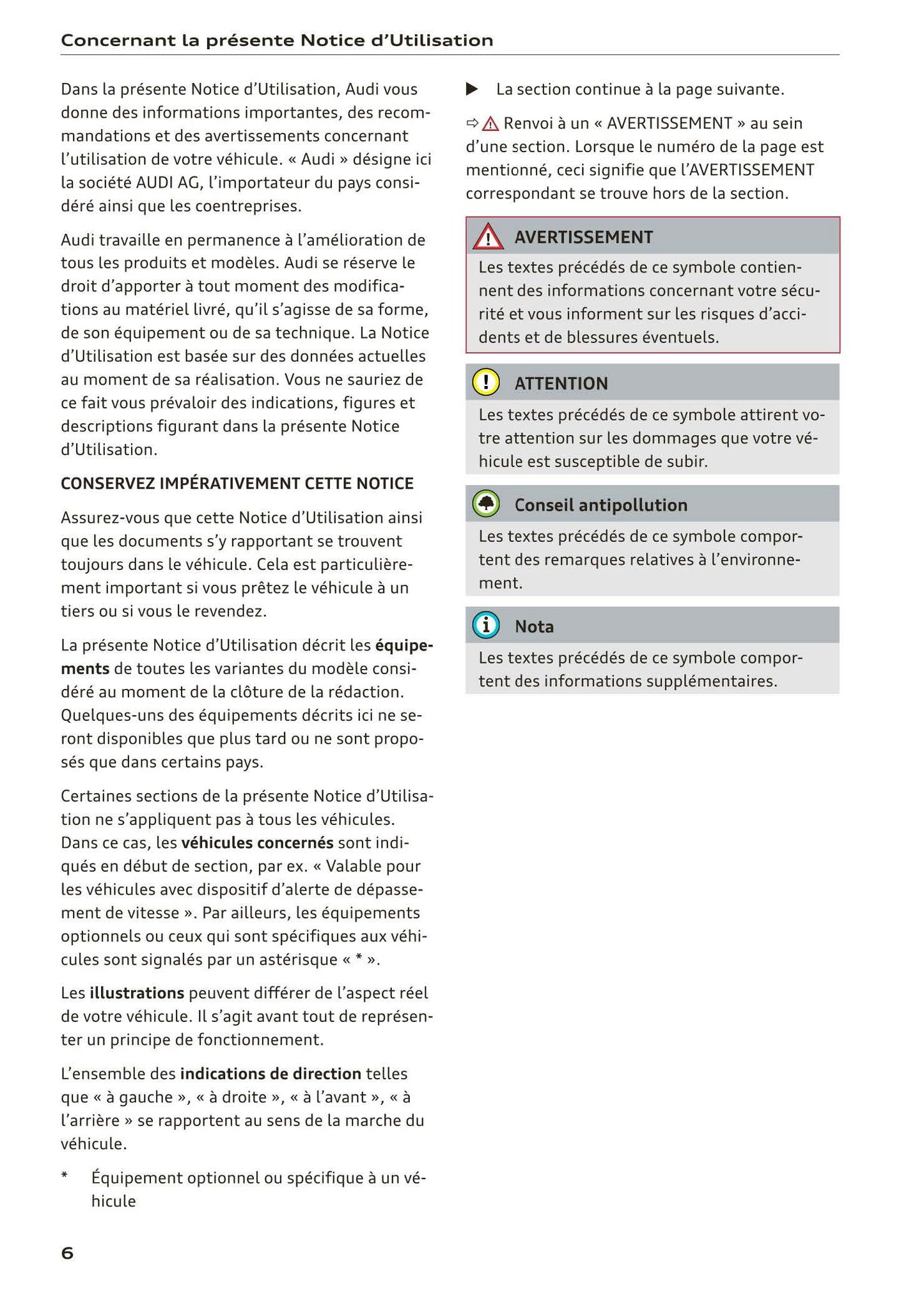 2018-2023 Audi Q3 Manuel du propriétaire | Français