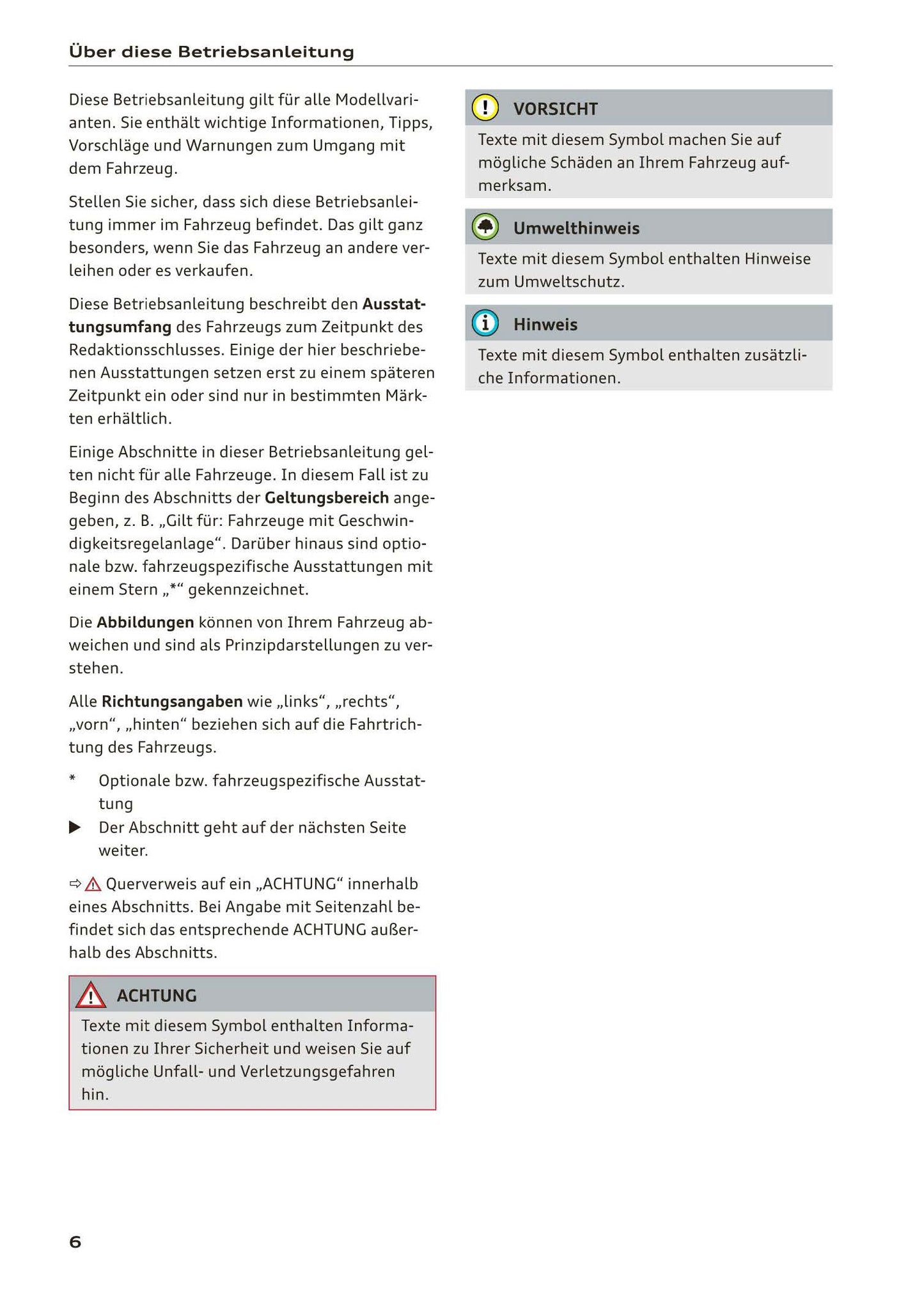 2018-2019 Audi A3/A3 Limousine/A3 Cabriolet/A3 Sportback Owner's Manual | German