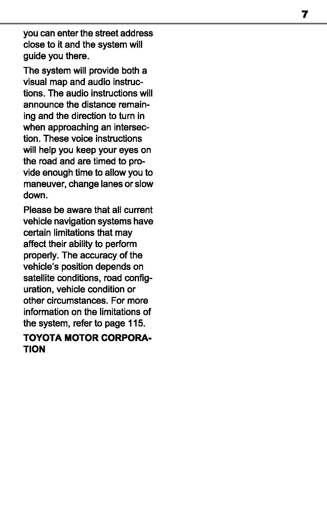 Toyota RAV4 Navigation And Multimedia System Manuel du propriétaire 2019 - 2023