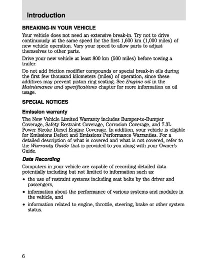 2003 Mercury Marauder Manuel du propriétaire | Anglais