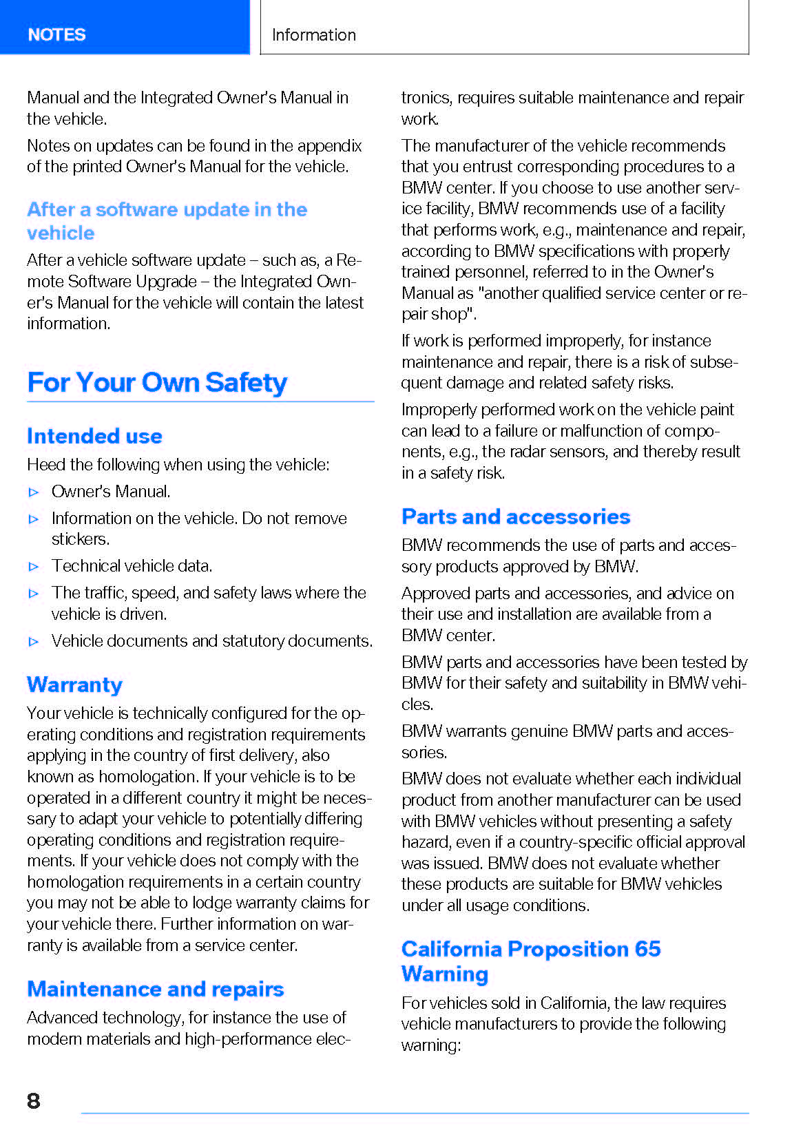 2021 BMW X3 Manuel du propriétaire | Anglais