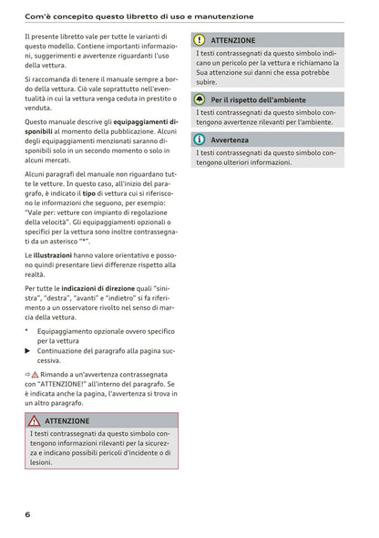 2016-2018 Audi A3 Manuel du propriétaire | Italien