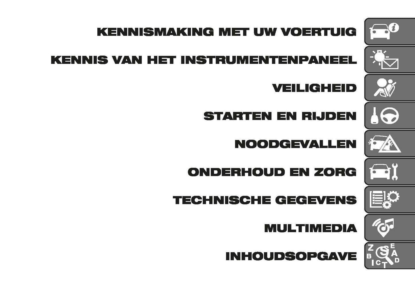 2015-2023 Fiat Doblo Manuel du propriétaire | Néerlandais