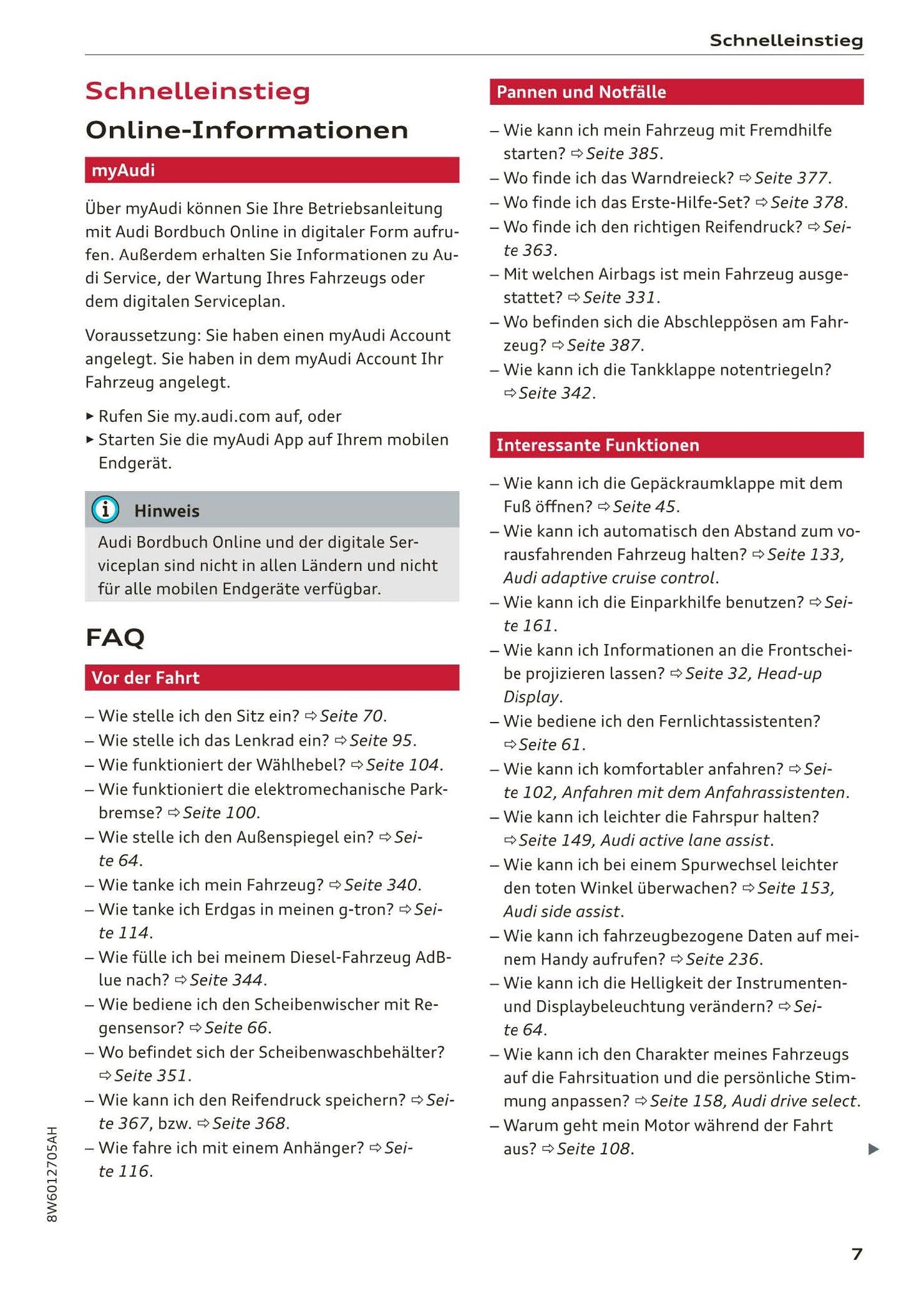 2017-2020 Audi A5 Gebruikershandleiding | Duits