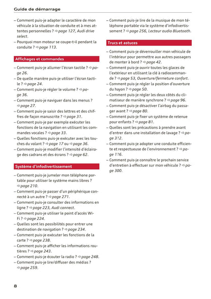 2018-2023 Audi Q3 Manuel du propriétaire | Français