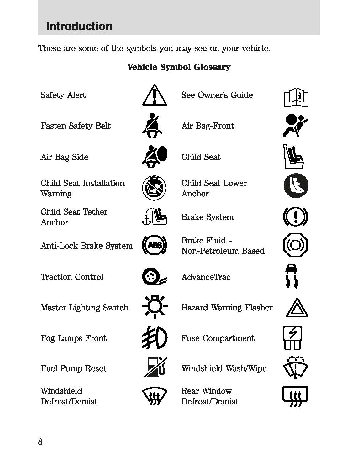 2003 Mercury Marauder Manuel du propriétaire | Anglais