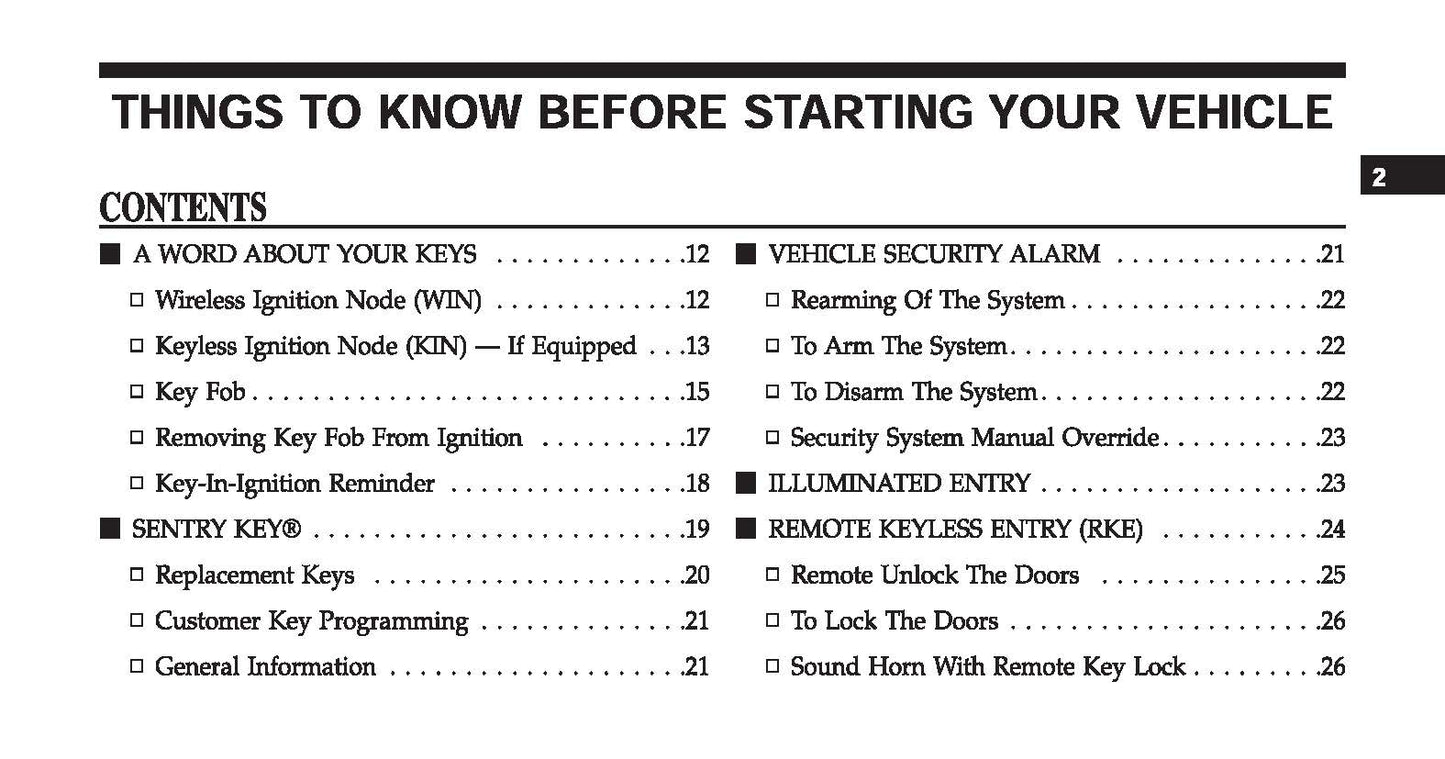 2014 Dodge Ram Truck Owner's Manual | English