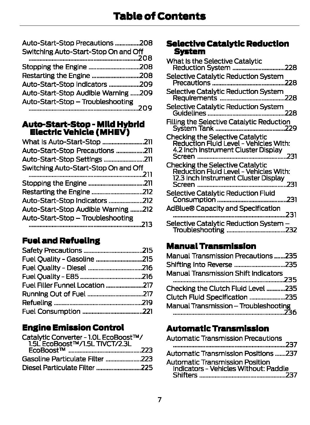 2021 Ford Focus Gebruikershandleiding | Engels
