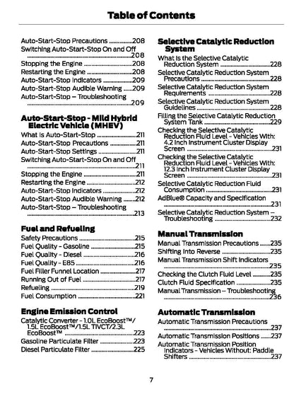 2021 Ford Focus Gebruikershandleiding | Engels