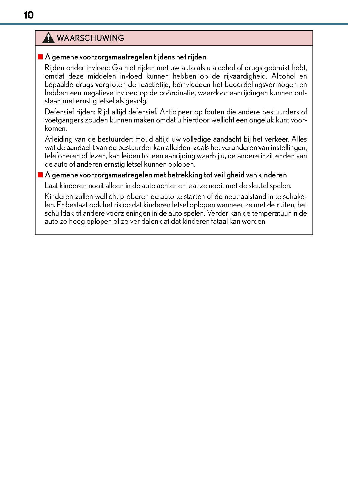 2017-2018 Lexus GS 350/GS 300/GS F Owner's Manual | Dutch