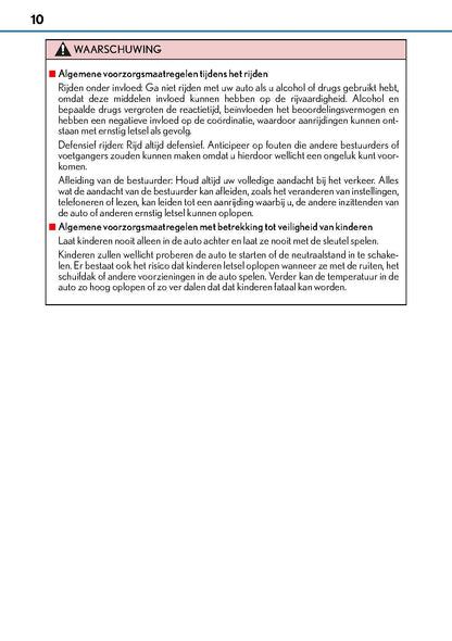 2017-2018 Lexus GS 350/GS 300/GS F Owner's Manual | Dutch