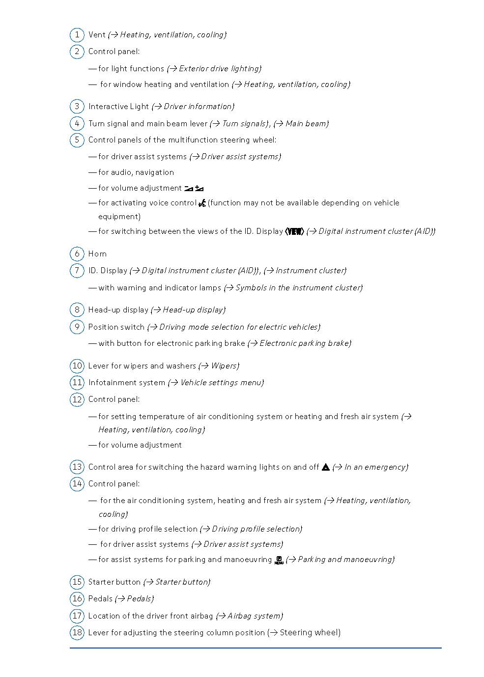 2020-2023 Volkswagen ID.3 Owner's Manual | English