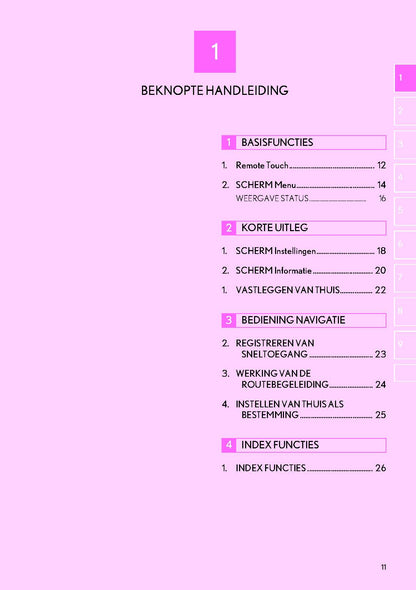 Lexus IS300h Navigatie Systeem Handleiding 2017 - 2019
