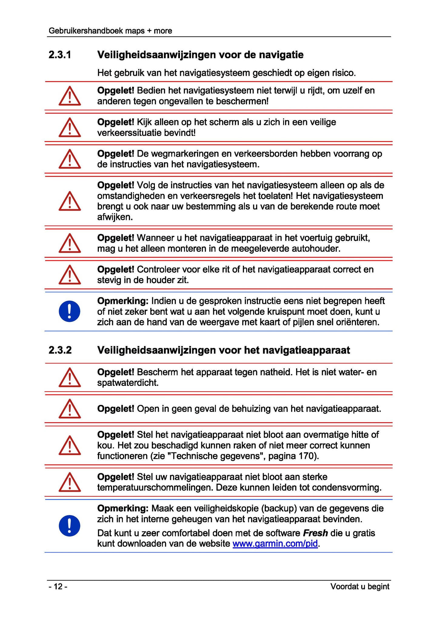 Volkswagen Garmin Handleiding 2012
