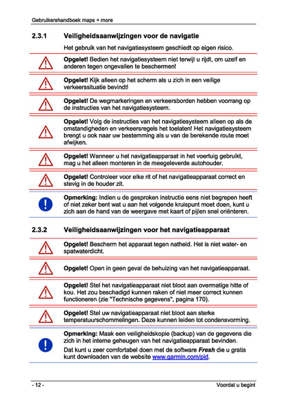 Volkswagen Garmin Handleiding 2012
