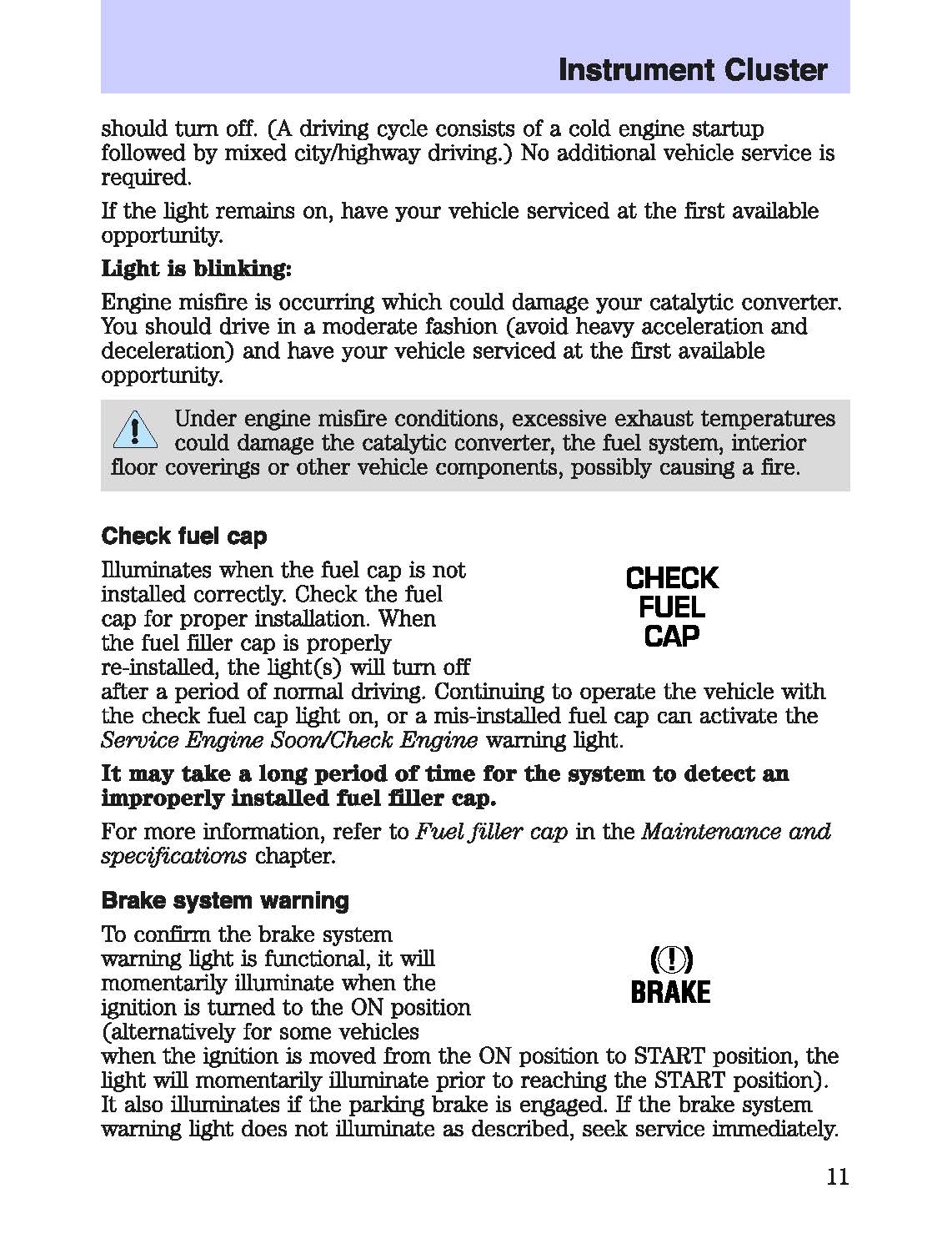 2003 Mercury Marauder Manuel du propriétaire | Anglais