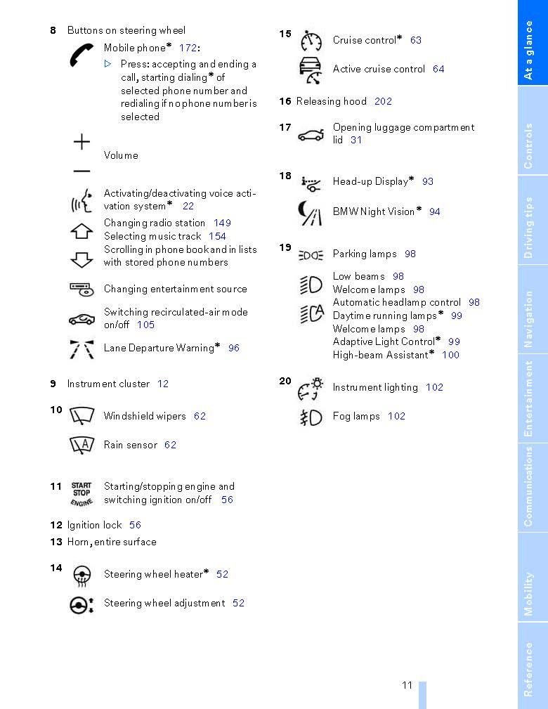 2010 BMW Serie 6 Manuel du propriétaire | Anglais