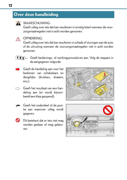 2017-2018 Lexus GS 350/GS 300/GS F Owner's Manual | Dutch