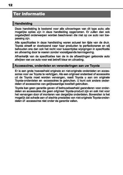 2016-2019 Toyota Prius+ Gebruikershandleiding | Nederlands