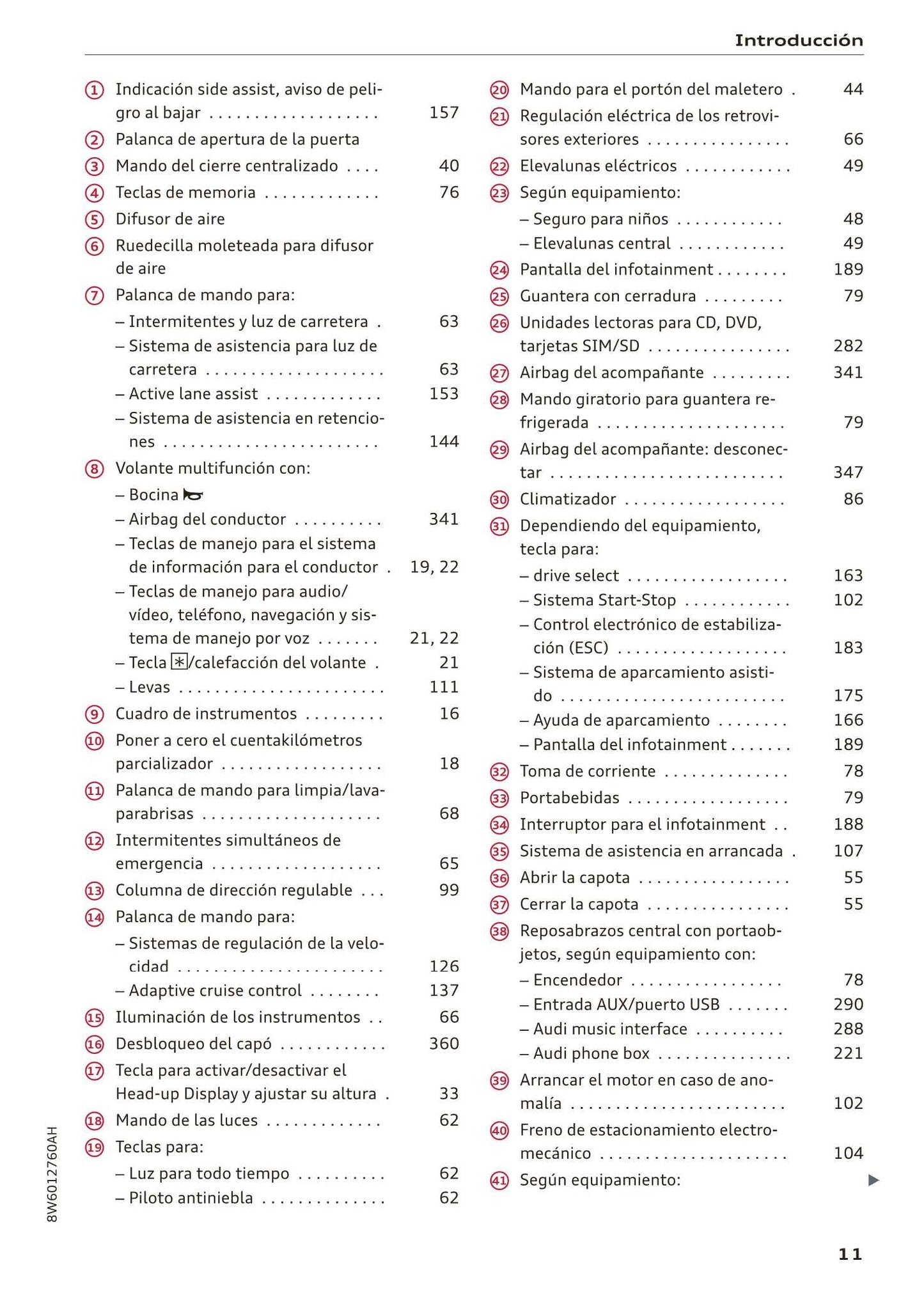 2017-2020 Audi A5 Manuel du propriétaire | Espagnol