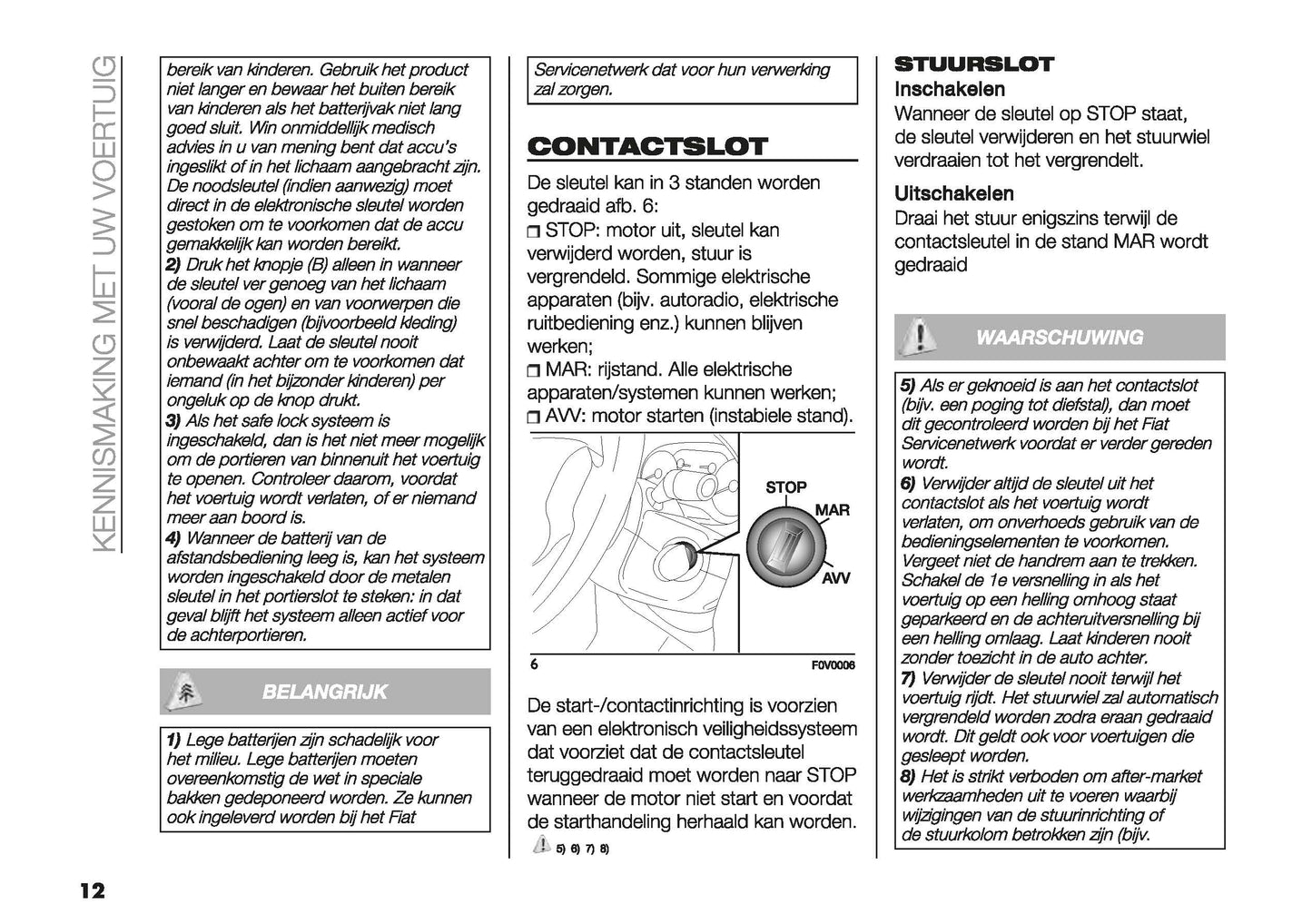 2015-2023 Fiat Doblo Manuel du propriétaire | Néerlandais
