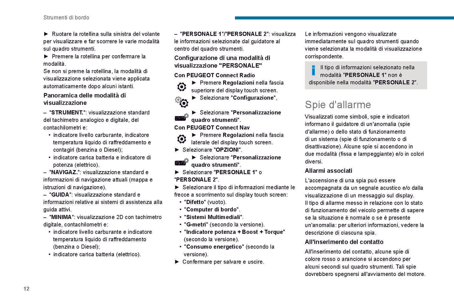 2019-2020 Peugeot 208/e-208 Gebruikershandleiding | Italiaans