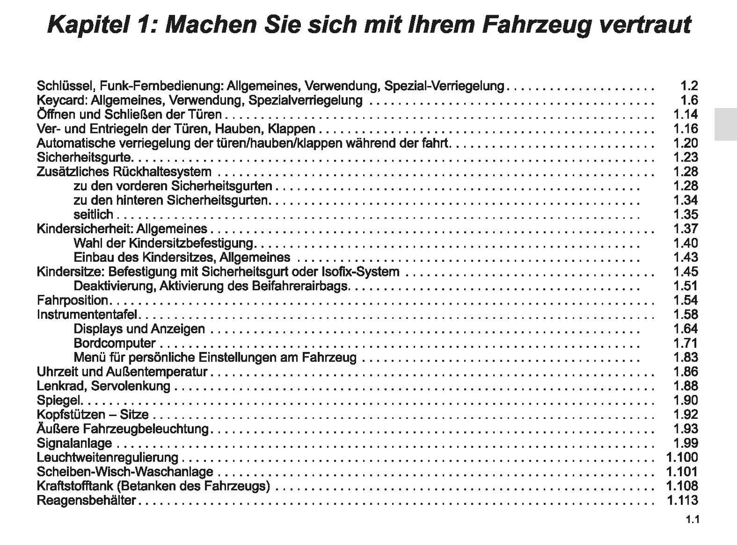 2022-2023 Renault Captur Owner's Manual | German