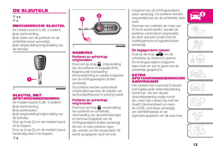 2022-2024 Abarth 595/695 Owner's Manual | Dutch