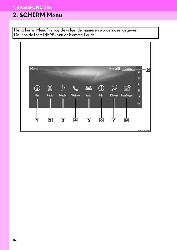 Lexus IS300h Navigatie Systeem Handleiding 2017 - 2019