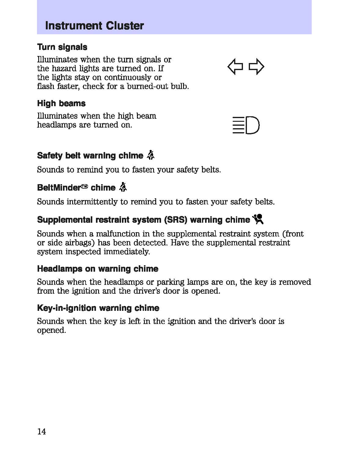2003 Mercury Marauder Manuel du propriétaire | Anglais